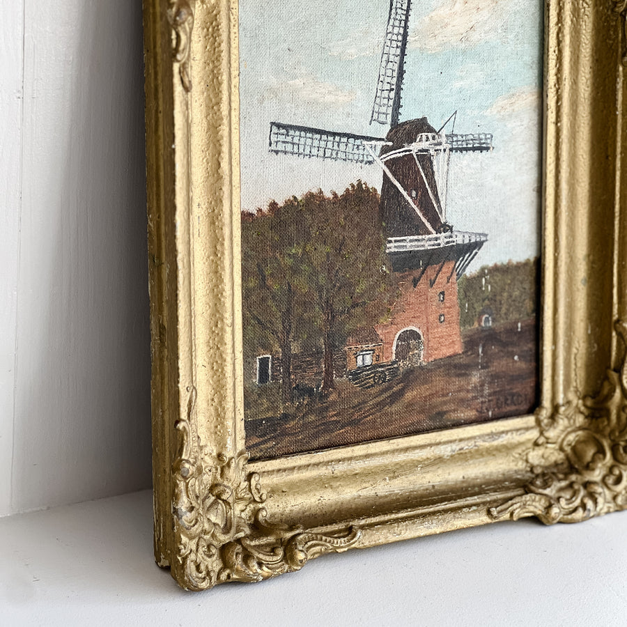 Vintage panting The Windmill