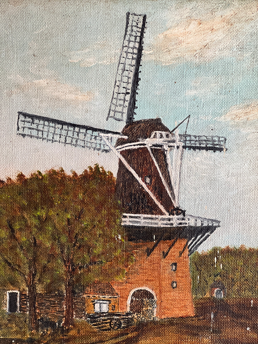 Vintage panting The Windmill