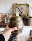 Vintage brass pot