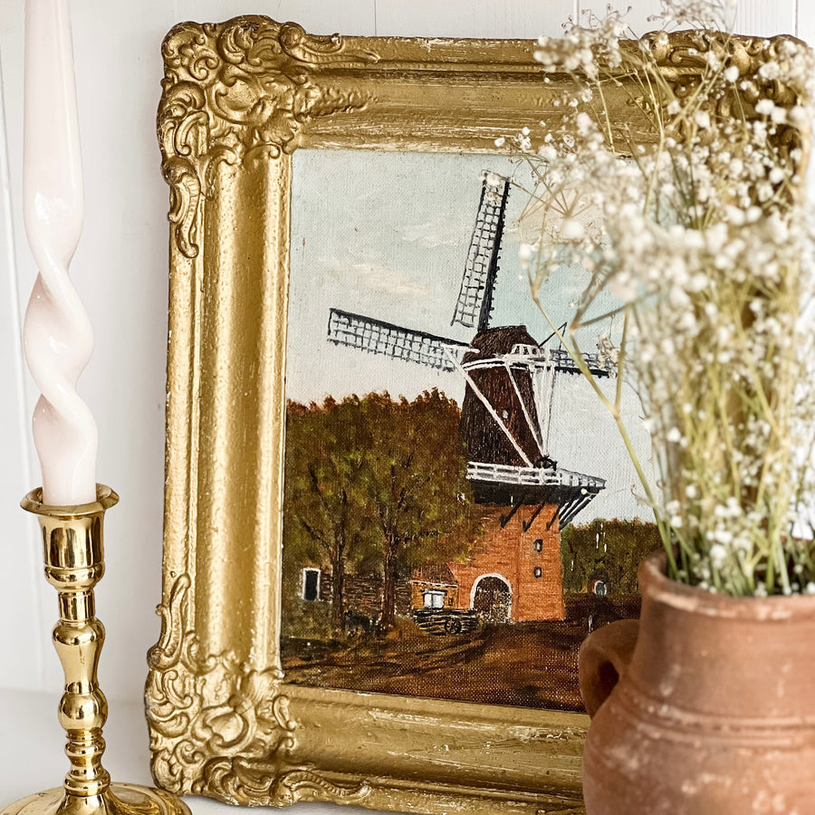 Vintage panting The Windmill