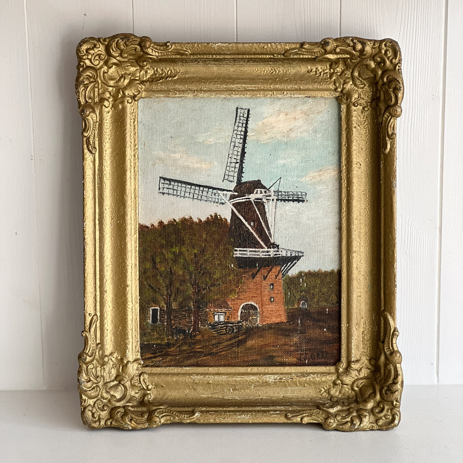 Vintage panting The Windmill