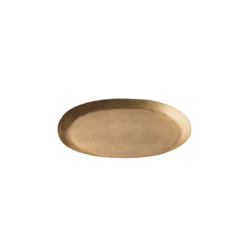 Brass oval tray