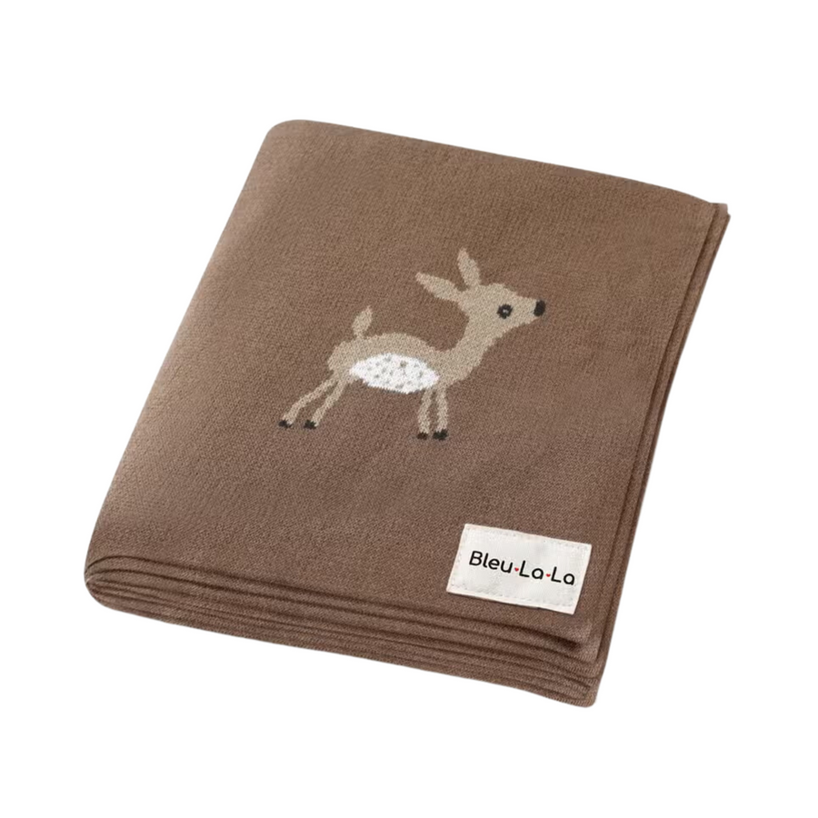 Baby blanket - Deer brown
