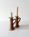Pair of vintage candle sticks