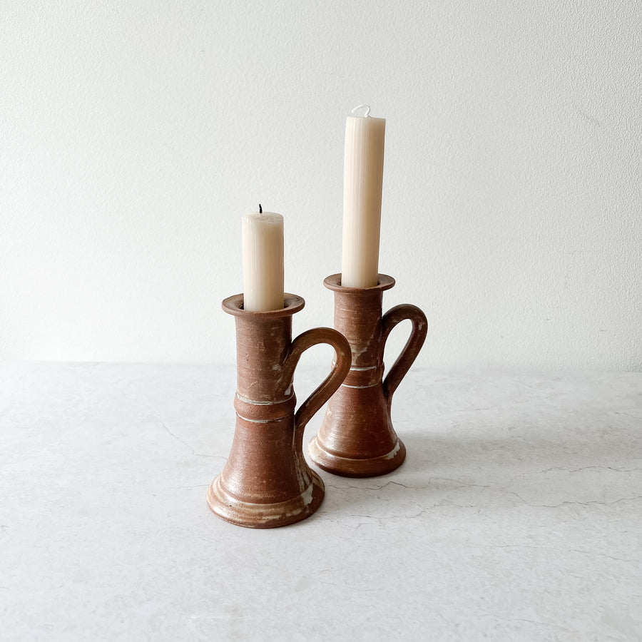 Pair of vintage candle sticks