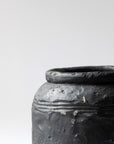 Black Rustic Vase