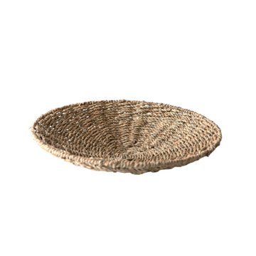 Woven seagrass tray