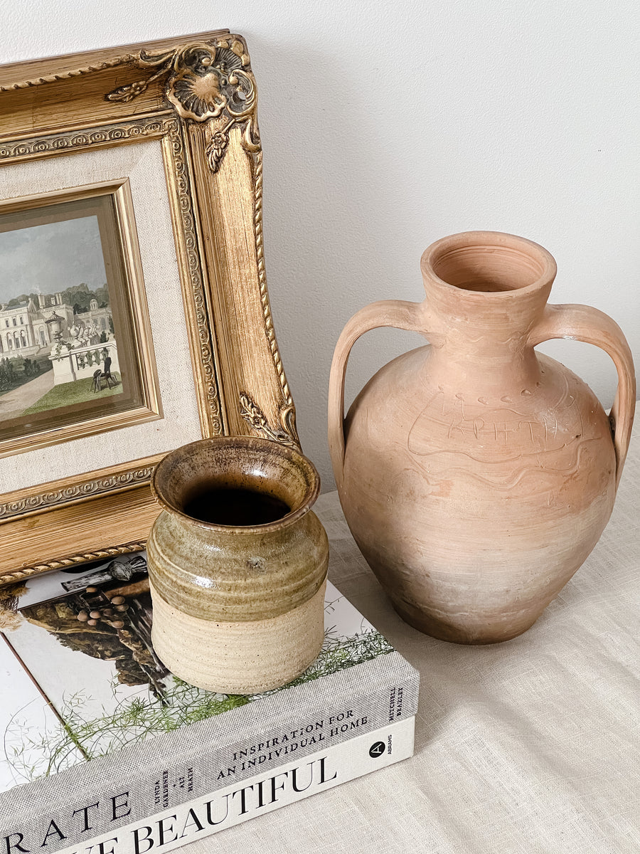 Vintage terracotta vase