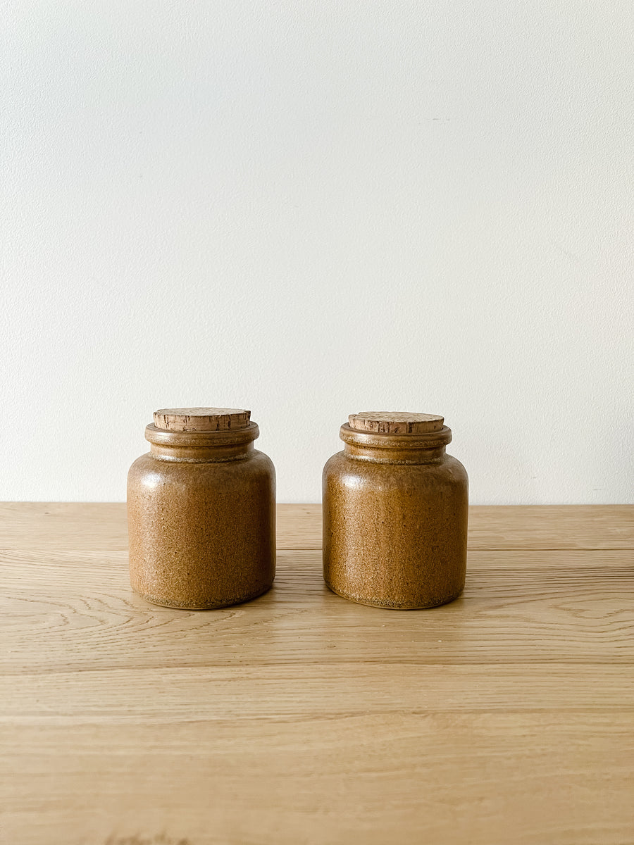 Vintage French mustard pots